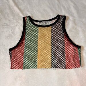 Mesh Crop Top